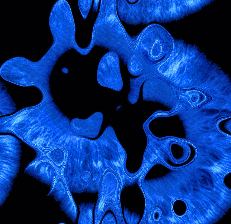 Blaue Phase: Fraktal