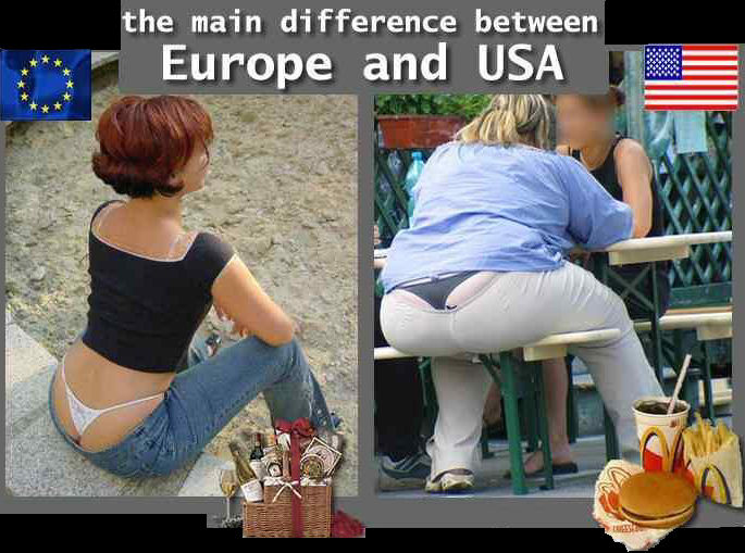 Der Unterschied zwischen Europa & den USA