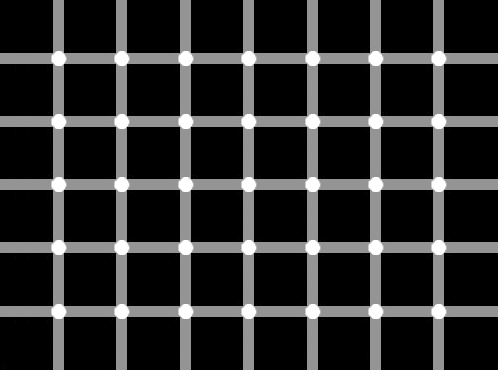 Zählen Sie die schwarzen Punkte!